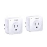 MINI CONTACTO INTELIGENTE WI-FI TP-LINK TAPO P1002-PACK 2 PIEZAS, INALMBRICO, WI-FI, INTERIOR, BLANCO, AC 220-240 V50/60 HZ CARG