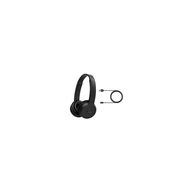 AUDIFONOS PHILIPS PEGABLES COMPACTOS / COLOR NEGRO / MICROFONO INTEGRADO / BLUETOOTH / SONIDO CLARO Y NITIDO / BLUETOOTH 5.1