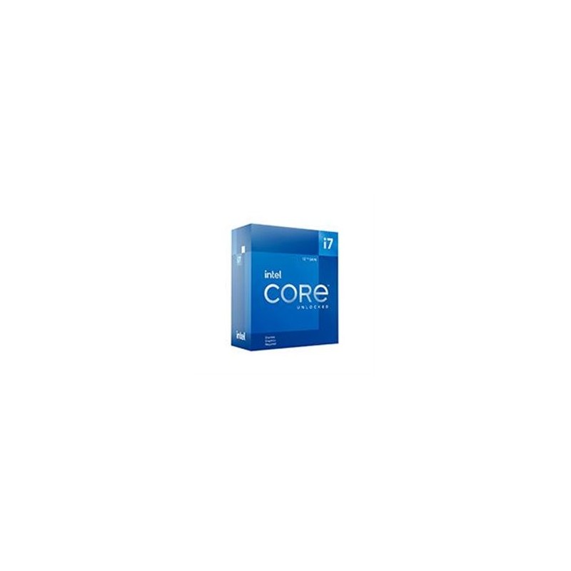 PROCESADOR INTEL CORE I7-12700KF S-1700 12A GEN /3.6 - 5.0 GHZ /CACHE 25MB /8 CORES /SIN GRAFICOS /VPRO /SIN DISIPADOR /GAMER AL