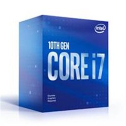 PROCESADOR INTEL CORE I7-10700F S-1200 10A GEN /2.9 - 4.8 GHZ /CACHE 16MB /8 CORES /SIN GRAFICOS /CON DISIPADOR /GAMER ALTO IPA