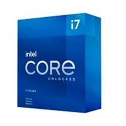 PROCESADOR INTEL CORE I7-11700KF S-1200 11A GEN /3.6 - 5.0 GHZ /CACHE 16MB /8 CORES /SIN GRAFICOS /SIN DISIPADOR /GAMER ALTO IPA