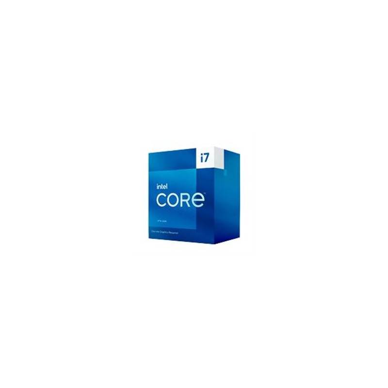 PROCESADOR INTEL CORE I7-13700F S-1700 13A GEN /1.5 - 5.2 GHZ /CACHE 30MB /16 CORES (8P+8E) /SIN GRAFICOS /CON DISIPADOR /COMPUT