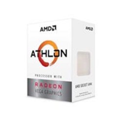 PROCESADOR AMD ATHLON 3000G S-AM4 35W 3.5GHZ 2CPU CORES / GRAFICOS RADEON VEGA 3GPU / CON VENTILADOR /COMP. BASICO