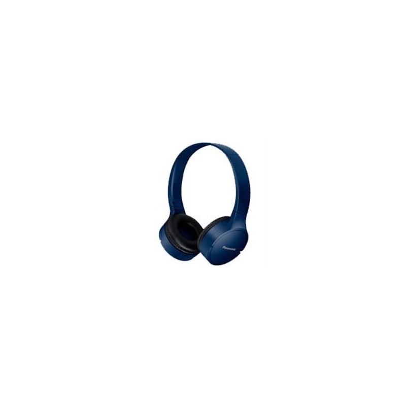 AUDIFONOS BLUETOOTH TIPO DIADEMA (ON-EAR) PANASONICRB-HF420BPUA, COLOR AZUL, FUNCION MANOS LIBRES/MICROFONO, 50 HORAS DE REPRODU