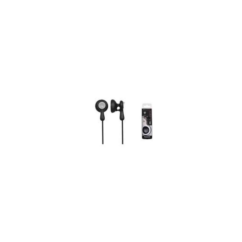 AUDIFONOS TIPO INSERCION (IN-EAR)  PANASONIC RP-HV41PP COLOR NEGRO CONECTOR 3.5MM