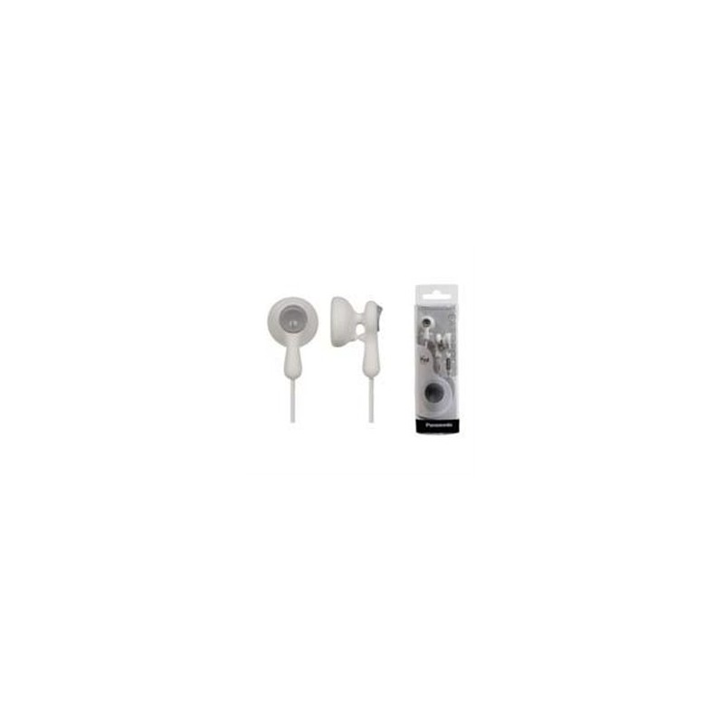 AUDIFONOS TIPO INSERCION (IN-EAR)  PANASONIC RP-HV41PP COLOR BLANCO CONECTOR 3.5MM