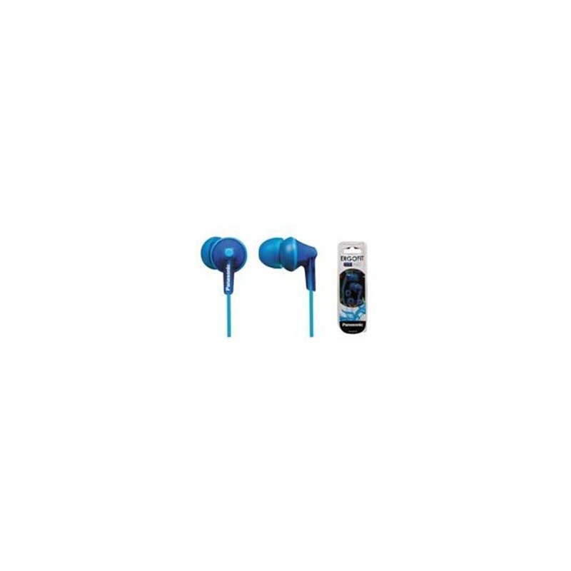 AUDIFONOS TIPO INSERCION (IN-EAR)  PANASONIC RP-HJE125PPA COLOR AZUL CONECTOR 3.5MM