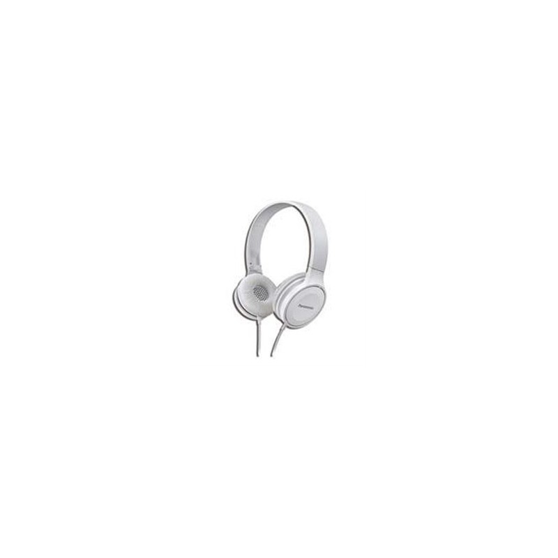 AUDIFONOS TIPO DIADEMA PANASONIC RP-HF100E COLOR BLANCO, DISENO JUVENIL Y SOFISTICADO, PLEGABLE, CONECTOR 3.5MM