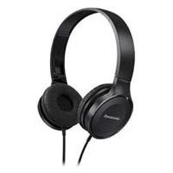 AUDIFONOS TIPO DIADEMA (ON-EAR PANASONIC RP-HF100E COLOR NEGRO, DISEÑO JUVENIL Y SOFISTICADO, PLEGABLE, CONECTOR 3.5MM