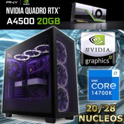 DESKTOP WORKSTATION I7-14700K 14-GENERACION NVIDIA RTX A4500 20GB 64GB