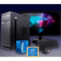 PC INTEL G6400 MÁS RAPIDO DE 10MA GOLD 4 NÚCLEOS SSD 240GB DDR4 8GB PANTALLA 19.5 TECLADO Y MOUSE