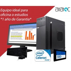 PC INTELCELERON G6900 12VA GEN 4 MB CACHE SSD 120GB DDR4 4GB MONITOR 19.5"