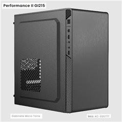 GABINETE ACTECK PERFORMANCE II GI215 NEGRO FUENTE 500W MICRO TORRE AC-935777