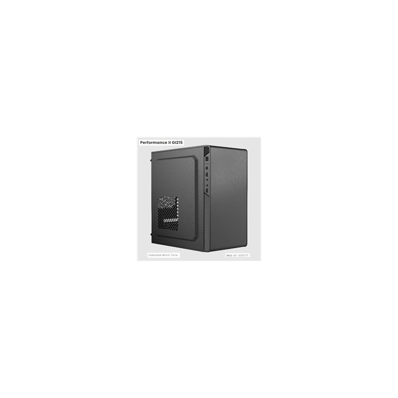 GABINETE ACTECK PERFORMANCE II GI215 NEGRO FUENTE 500W MICRO TORRE AC-935777