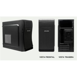 GABINETE EVOTEC BASSU FUENTE 600W TARJETA ATX MINI Y MICRO