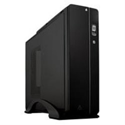 GABINETE ACTECK BERN CON FUENTE DE PODE 500W / MINI TORRE SLIM / MICRO ATX / MINI ITX / COLOR NEGRO / 24 PINES / GAPC-301