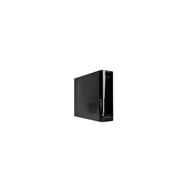 GABINETE ACTECK SLIM ATOM CON FUENTE DE PODER 450W / GS240 / MICRO ATX /MINI ITX / NEGRO/AC-929042