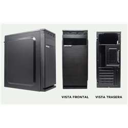 GABINETE EVOTEC BARID FUENTE 600W TARJETA ATX MINI Y MICRO
