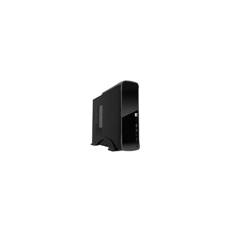 GABINETE ACTECK INTEGRA IVO SLIM / MICRO ATX / ITX 500W 1XUSB-C GI-001/ COLOR NEGRO/AC-922753