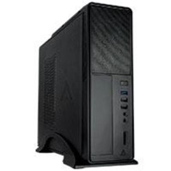 GABINETE ACTECK BROOK CON FUENTE DE PODER 500W / GS470 / MINI TORRE SLIM / MICRO ATX / MINI ITX / NEGRO / AC-922760