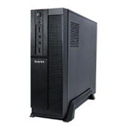 GABINETE SLIM QUARONI, MICRO ATX /MINI ITX/FUENTE DE PODER 500W /COLOR NEGRO ACABADO CUADRICULADO