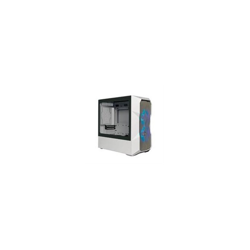 GABINETE COOLER MASTER MASTERBOX TD300 MESH CON VENTANA ARGB, MINI TOWER, MINI-ITX/MICRO-ATX, USB 3.0, SIN FUENTE, 2 VENTILADORE