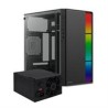 AC-935753 GABINETE ACTECK FUSION II GI440 / MICRO TORRE / MICRO ATX, MINI ITX / FUENTE 500W / ILUMINACION RGB / PANEL ACRILICO,