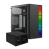 AC-935753 GABINETE ACTECK FUSION II GI440 / MICRO TORRE / MICRO ATX, MINI ITX / FUENTE 500W / ILUMINACION RGB / PANEL ACRILICO,
