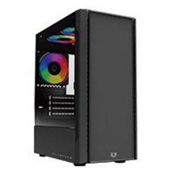 BR-936095 GABINETE GAMER BALAM RUSH NYX GI730 / MEDIA TORRE / MICRO ATX, MINI ITX / VENTILADOR RGB / PANEL CRISTAL TEMPLADO, MET