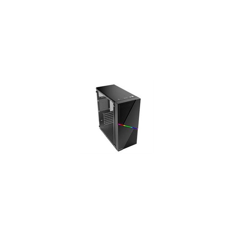 AC-935715 GABINETE ACTECK DRACO GM450 / MEDIA TORRE / ATX, MICRO ATX, MINI ITX / FUENTE 500W / PANEL CRISTAL TEMPLADO, METAL / N