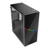 AC-935715 GABINETE ACTECK DRACO GM450 / MEDIA TORRE / ATX, MICRO ATX, MINI ITX / FUENTE 500W / PANEL CRISTAL TEMPLADO, METAL / N