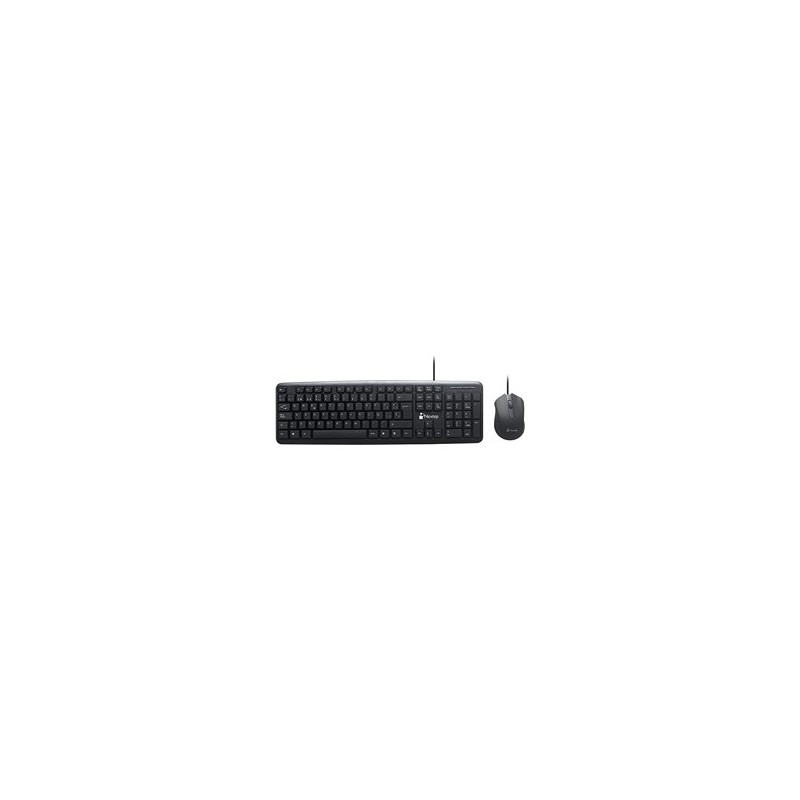 KIT TECLADO Y MOUSE ALAMBRICO NEXTEP USB NEGRO NE-416