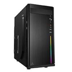 GABINETE ACTECK FUSION X CON FUENTE DE PODER 500W / GI440 / MICRO TORRE / MICRO ATX / MINI ITX / NEGRO / AC-929530