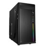 GABINETE ACTECK FUSION X CON FUENTE DE PODER 500W / GI440 / MICRO TORRE / MICRO ATX / MINI ITX / NEGRO / AC-929530