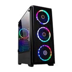GABINETE GAMER BALAM RUSH TORRE/E-ATX/ATX/MICRO-ATX/MINI-ITX/4 VENTILADORES/ARGB/ USB 3.0/PANEL CRISTAL TEMPLADO/SKYDRON SGX3000