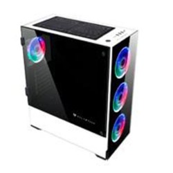 GABINETE BALAM RUSH GAMER S/ E-ATX/ATX/MICRO ATX/MINI ITX/4 VENTILADORES ARGB/ USB 3.0/CRISTAL TEMPLADO/THINOS GSX9000/COLOR BLA