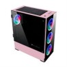 GABINETE GAMER E-ATX 4 VENT RGB 1*USB 3.0 CRISTAL TEMP BALAM RUSH-S THINOS GSX9000 ROSA BR-932288