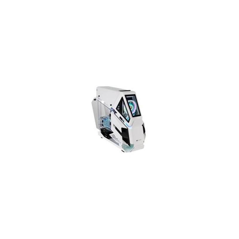 GABINETE THERMALTAKE AHT600 BLANCO TORRE COMPLETA MINI ITX, MICRO ATX, ATX, EATX CRISTAL TEMPLADO - GAMER