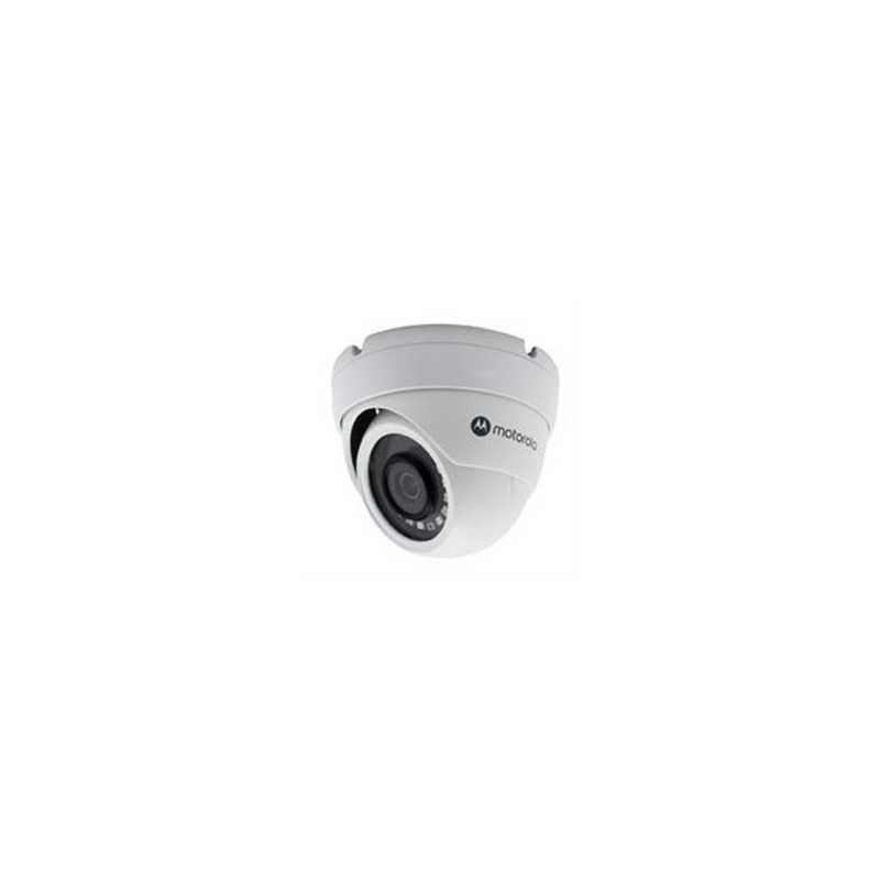 CAMARA ANALOGICA MOTOROLA MTD202M / DOMO METAL / LENTE FIJO / 2 MP FULL HD DE 1080P / ICR, DIA- NOCHE / IP66 / D-WDR / AHD / TVI