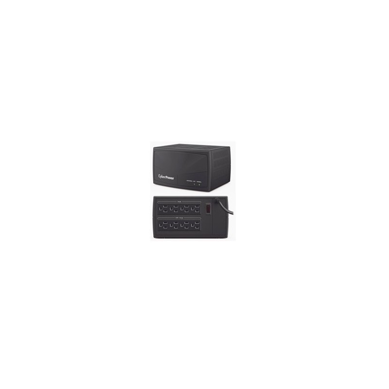 REGULADOR CYBERPOWER CL1500VR 1500VA/750W 8 NEMA5-15R (4 AVR+SUP Y 4 SUP) 245 JOULES FILTRACION EMI Y RFI