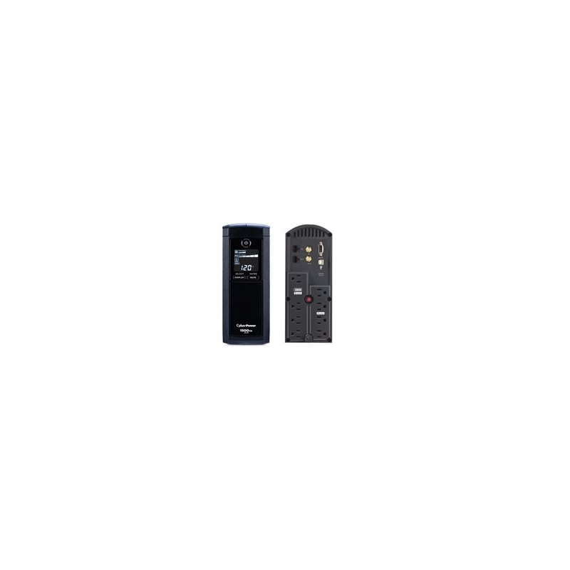 NO BREAK SMART CYBERPOWER CP1500AVRLCDA LCD 1.50 KVA/900W AVR MINITORRE 12 NEMA 5-15R 120V ENERGY STAR