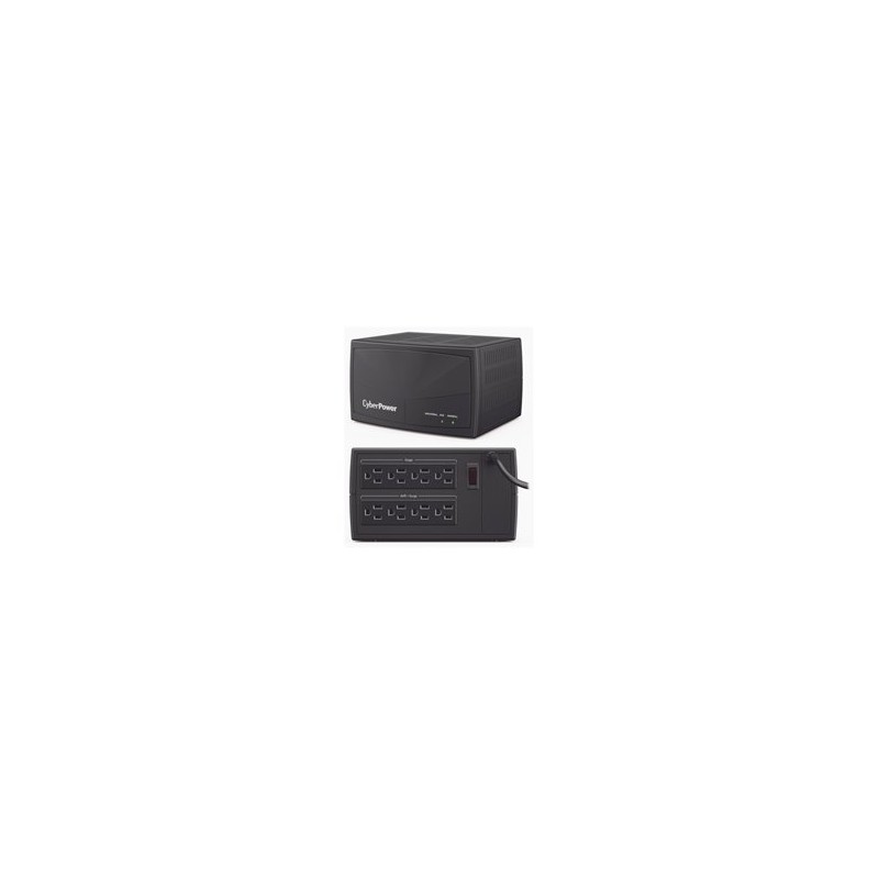 REGULADOR CYBERPOWER CL1000VR 1000VA/500W 8 NEMA5-15R (4 AVR+SUP Y 4 SUP) 245 JOULES FILTRACION EMI Y RFI