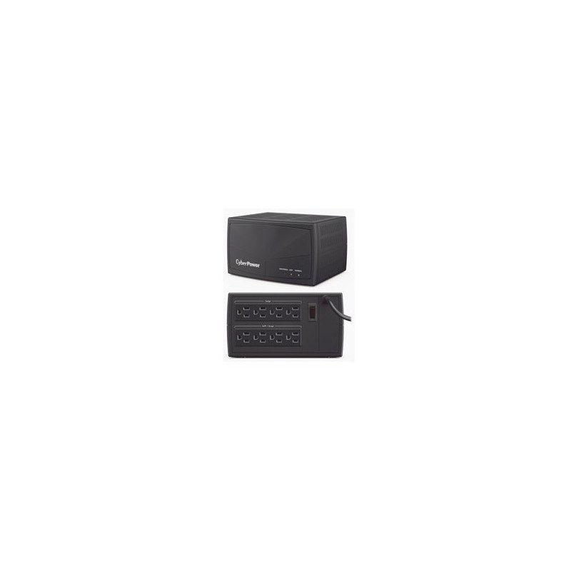 REGULADOR CYBERPOWER CL2000VR 2000VA/1000W 8 NEMA5-15R (4 AVR+SUP Y 4 SUP) 245 JOULES FILTRACION EMI Y RFI