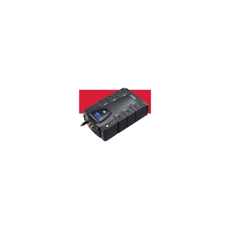 NOBREAK CYBERPOWER 825VA / 450W LCDC/REG TEL/RED/COAX USB