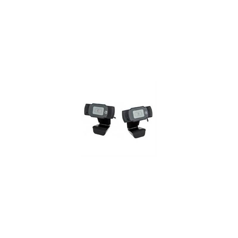 WEBCAM USB FULL HD, DOS MEGAPíXELES, 1080P FULL HD, CONECTOR USB-A, MICRóFONO INTEGRADO, BASE AJUSTABLE, 30 FPS, NEGRO.