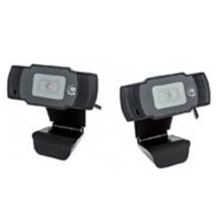WEBCAM USB FULL HD, DOS MEGAPíXELES, 1080P FULL HD, CONECTOR USB-A, MICRóFONO INTEGRADO, BASE AJUSTABLE, 30 FPS, NEGRO.