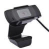 CAMARA WEB GHIA 720P / WEBCAM USB IDEAL PARA EQUIPOS DE ESCRITORIO / COLOR NEGRO / MICROFONO 3.5MM