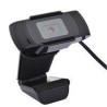 CAMARA WEB GHIA 720P / WEBCAM USB IDEAL PARA EQUIPOS DE ESCRITORIO / COLOR NEGRO / MICROFONO 3.5MM