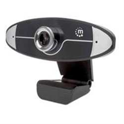 WEBCAM UN MEGAPíXEL, 720P HD, CONEXIóN PLUG AND PLAY POR USB-A, MICRóFONO INTEGRADO, BASE AJUSTABLE, 30 FPS, NEGRO