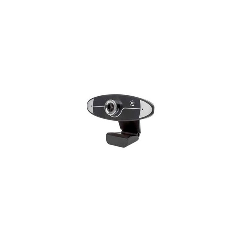 WEBCAM UN MEGAPíXEL, 720P HD, CONEXIóN PLUG AND PLAY POR USB-A, MICRóFONO INTEGRADO, BASE AJUSTABLE, 30 FPS, NEGRO